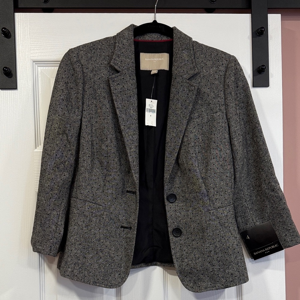 Banana Republic Women's Charcoal Blazer